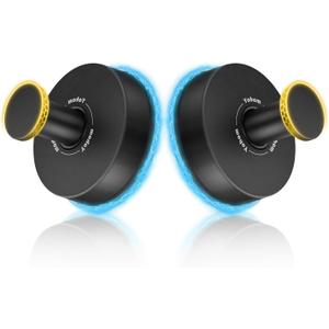 YOHOM Suction Cup Hooks for Shower Bathroom Cup Wall for Inside Vacuum Windows (2 Metal Matte Black, 2 Metal Matte Black)