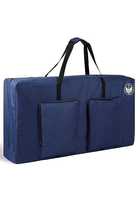 Cornhole Carrying Case, Cornhole Bag Tote Fits 4' x 2' Regulation Size Board, Heavy duty 600D Waterproof Oxford Fabric, Large Pockets for Cornhole Outdoor Games,Only Bag
