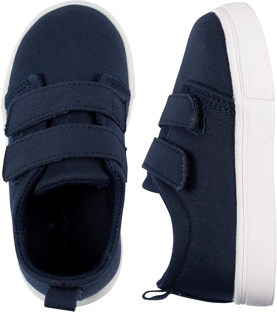 Gerber Kids' First Walker Sneakers (9 Toddler, Navy)