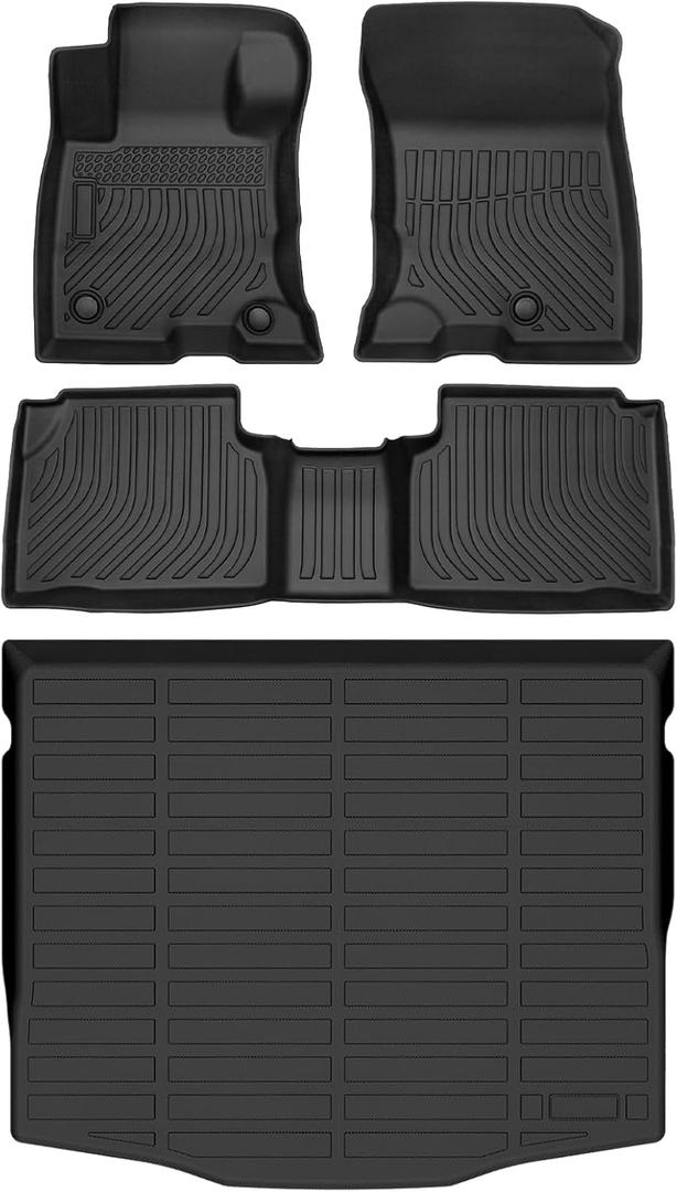 Hutisya-Floor Mats & Cargo Liner Set Fit for Ford Escape Hybrid 2020-2025 All Weather Protection Anti-Slip & Durable TPE Full Set Liners Automotive Accessories-Black Hutisya-Floor Mats & Cargo Liner Set Fit for Ford Escape Hybrid 2020-2025 All Weather Protection Anti-Slip & Durable TPE Full Set Liners Automotive Accessories-Black