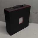 Gomyrod Card Storage Box 3200+ MTG Deck Box with 30 Colorful Divider, 4 Row Commander Trading Card Cases with Portable Handle & Display Windows, Fits for MTG/TCG/Magic Cards, Patented Design (Black & Red)