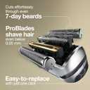 Series 9 Men's Electric Shaver Head ORIGINAL Replacement Blade, Silver 94M