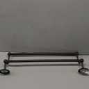 Allied Brass PMC-72/24 Prestige Monte Carlo Collection 24 Inch Double Towel Bar, Antique Bronze