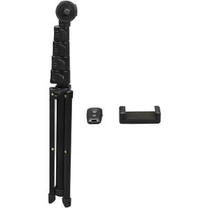 Portable Cell Phone Camera Tripod with Remote and Phone Holder for Video Recording, 64in
