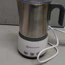 Maestri House Milk Frother, 4-in-1 Electric Milk Steamer and Frother, 16.9OZ 600W Smart Touch Control Hot and Cold Foam Maker, Memory Function for Latte, Cappuccinos, Warm Milk, Hot Chocolate Milk (White)