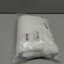 RYB HOME White Sheer Curtains for Living Room - Privacy Linen Fabric Semitransparent Farmhouse Country Curtains Light & Airy for Patio Door Bedroom Bay Window, W 52 x L 90 inch, 2 Panels