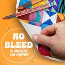 alchilalart Acrylic Paint Markers, 24 Color Fine Tip Permanent Acrylic Paint Pens For Rock Painting, Canvas, Wood, Glass, Ceramic, Fabric, Plastic, Egg, Scrapbook, Art Painting Supplies Kit