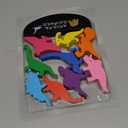 FFTROC Montessori Dinosaur Toys for 2 3 4 Year Old Boys - Wooden Stacking Dinosaur Toys for Kids 2-4 3-5, Toddler Balancing Block Sets (Multiple Colour 2)