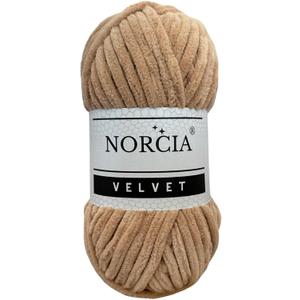 Soft Velvet Yarn Chenille Yarn for Crocheting Super Bulky 100g (74.3 yds) Baby Blanket Yarn for Knitting Amigurumi Yarn Fancy Yarn for Crochet Weaving Craft (Camel, 1 Skein)