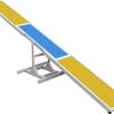 Dog Agility Seesaw - 118"x13"x21" Dog Agility Training Equipment for Backyard Obstacle Courses, Weather Resistant & 2-Level Height Adjustable