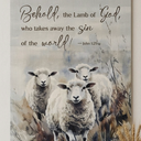 Lamb of God Sign, Bible Verse, 2 Qty
