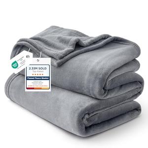 Bedsure GentleSoft Fleece King Size Blankets for Bed Grey - Soft Lightweight Plush Cozy Fuzzy Luxury Warm Spring Blanket Microfiber, Room Home Decor Gifts for Women and Men, 108x90 inches