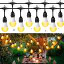 Qualirey Mosquito Repellent LED String Light for Outdoor, 7W Waterproof Mosquito Repellent Light Bulbs Outdoor Mosquito Repellent for Patio Backyard Deck(24 ft)