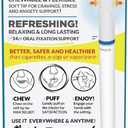 Stop Smoking, Smokeless Inhaler with Soft Tip Chewable Mouth Grip for Maximum Relief, Oral Fixation Support, Clinically Studied, Oxygen Inhaler Quit Smoking Aid (Oxygen Inhaler, 1 Pack)