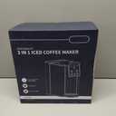 SHARDOR Single Serve Coffee Maker 2.0, Hot and Iced Coffee Machine for K Cup Pods & Ground Coffee, 6 to 14 oz Brew Sizes, 50 oz Removable Water Tank, Bold Brew Setting, Stainless Steel, Black