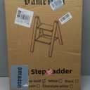 2 Step Ladder, Aluminum Folding Step Stool with Anti-Slip Sturdy and Wide Pedal, Lightweight Portable Multi-Use Stepladder for Home and Kitchen Use Space Saving, Gold, 330 lbs