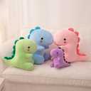 Plush Dinosaur Stuffed Animal, Cute Toys Anime Dinosaur Soft Throw Pillow Gift for Children Boys Girls Pink 10.8 inch