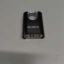 DELSWIN 4-Digit Combination Lock Outdoor Padlock - Heavy Duty Locker Lock with Hardened Steel Shackle, Waterproof Combo Lock for Gym Locker, Hasp Storage, Shed, Fence, Gate (Obsidian Black,1Pcs)