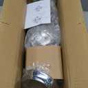 PAPAYA Crystal Chandeliers Clear Chandelier 5-Light Modern Pendant Ceiling Lighting Fixture with Acrylic Crystals & Beads for Girls Room,Living Room,Kitchen Island,Entryway