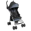 Ingenuity 3D Mini Convenience Stroller Lightweight Stroller with Compact Fold, Multi-Position Recline, Canopy with Pop Out Sun Visor Umbrella Stroller for Travel and More, Slate Grey