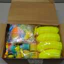 GDWDGJ 300pcs Easter Eggs with Toys Inside Bulk Filled Easter Egg Fillers 100 Pack Non Candy Stuffed Easters Basket Stuffers Essentials for Kids Girls Toddlers Boys Easters Egg Hunt Party Favors