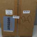 Kitstorack TV Tray Table, Adjustable Height & Rounded Metal Corners, Snack Table for Couch, Sofa, Bed, Chair, Living Room, C Shaped End Side Table for Eating, Dinner or Laptop, Small Spaces, Black