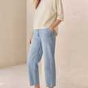 Fanway&EC Women's Casual Summer Tops 3/4 Sleeve Crew Neck T Shirts Loose Fit Tunic Blouses Tee Light Apricot (Beige, XXL)