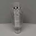 FoldTier 50 Pcs Checkered Racing Party Plastic Cups 12 oz White Black Checkered Flag Clear Cups with Straws and Lids Disposable Drink Cup for Race Car Sport Theme Birthday Party Supplies Baby Shower, 3.5 x 2.2 x 4.2 inches