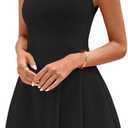 PRETTYGARDEN Summer Dresses for Women 2026 Elegant Classy Spring A Line Business Casual Work Graduation Cocktail Short Dress (Black,Large)