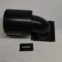 Dryer Vent Cover 4 inch (Black) with UV RESISTANT - Outdoor Dryer Vent Cover Natural Energy Saving, Dryer Vent Seal for Home Exterior