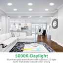 DEGNJU 6 Pack BR30 LED Recessed Light Bulb, Dimmable Indoor Flood Light Bulbs CRI80 7W Equivalent 65W 5000K Daylight 650 Lumens, 15000 Lifetime Hours E26 Base LED Can Light Bulb, Flicker-Free