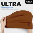 Beanie for Men/Women Winter Hat Knit Cuffed Soft Warm Unisex Skull Stocking Cap (Caramel)