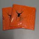 Juvale 3-Pack Halloween Plastic Disposable Tablecloth, 54 x 108 Inch, Spooky Spiderweb Rectangular Table Cover for Party Decorations - Table Cloth