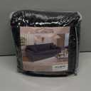 Stretch Couch Cover Washable Sofa Slipcover Furniture Protector with Non Skid Foam and Elastic Bottom for Kids, Dog  (Large/Black)