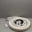 16FT Air Conditioning Cooling Connection Tube 3/8 Inch and 5/8 Inch Mini Split Line Set Fit for Mini Split Air Conditioner