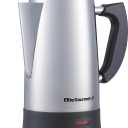 Elite Gourmet EC922 Electric Coffee Percolator, BPA Free, Keep Warm, Glass Clear Brew Progress Knob, Cool-Touch Handle, Cordless Serve, 12-Cup, Stainless Steel