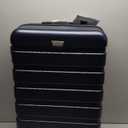 Coolife Luggage 3 Piece Set Suitcase Spinner Hardshell Lightweight TSA Lock (navy, 20/24/28)