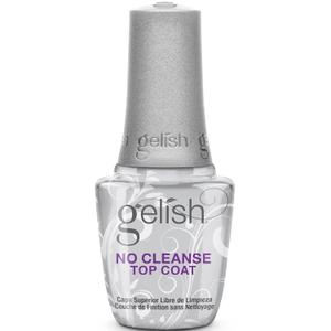 Gelish No-Cleanse Top Coat  High-Gloss Finish, Long-Lasting, Easy Application, UV/LED Compatible, Professional Gel Nail Polish Sealer (0.5 Fl Oz (Pack of 1))