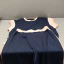 SHEWIN Women's 2 Piece Lounge Sets Casual Short Sleeve Pullover Tops Matching Wide Leg Pants Tracksuit Set, Size L