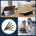 INFILAND Surface Pro 7 Plus Case, Crystal Clear Multi-Angle Shockproof Case Compatible with Microsoft Surface Pro 7+/6/5/4 12.3" Tablet, Black