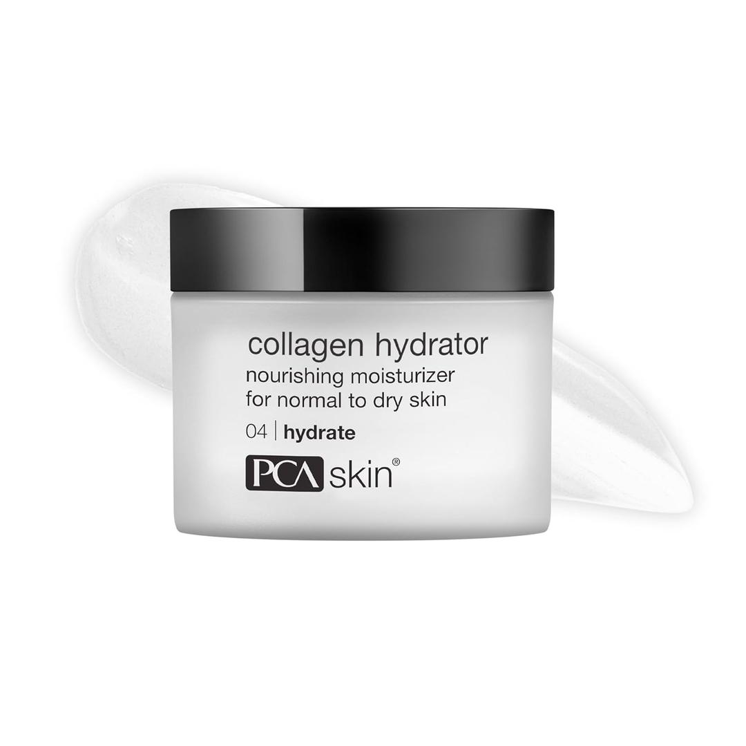PCA SKIN Hydrating Collagen Cream for Face, Collagen Hydrator Night Cream, Hydrates and Firms Dry Mature Skin, Made with Shea Butter, Olive Fruit Oil, and Sweet Almond Fruit Extract