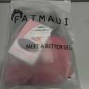 Fatmuai Short Curly Mens Red Beanie Halloween Costume Reallistic Cosplay and Performance Hair Wig with Black Mustache