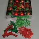 Christmas Tree Balls Christmas Decor Electroplated Plastic Ball Set Hanging for Xmas Holiday Wedding Decor (24x24x6cm)