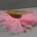 Dog Birthday Outfit Pink Tutu Dogs Birthday Party Supplies Dog Birthday Hat Necklace and Bowtie Hairpin for Dogs (16-23 inch Wrist)