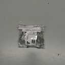 Ravinte 2 Pack (1 Pairs) 1/2" Overlay Cabinet Hinges, Self-Closing Semi-Concealed Face Mount, Matte Black Decorative Hardware with Door Bumpers for Kitchen & Cupboard Doors