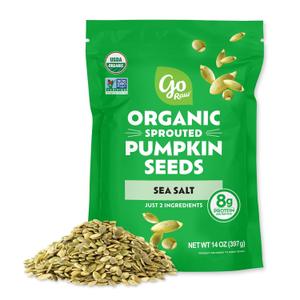 Go Raw Organic Sprouted Pumpkin Seeds, 14 Oz, 6 pack, BBD 05/14/2026