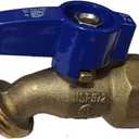 1 Piece XFITTING 3/4" Female NPT x 3/4" Garden Hose Threaded Hose Bibb No-Kink, 1/4 Turn, Brass, Water or Oil, 1 Pack (0.75 Inch)