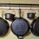 ANIASOM 12Pcs S Hooks Hanging 4 inch Heavy Duty Large S Hooks, Reversible Black Metal S Shaped Hooks, Utility Hooks, Heavy Duty Hanging Hooks for Kitchen, Bathroom, Garden, Indoor, Outdoor