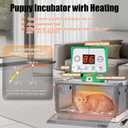 Puppy Incubator with Heating,Temperature Control and Light, Warmer Fan for Ventilation Circulation, Incubator Box for Kitten Puppies and Chick Chicken (85L)