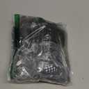 Xtinmee 6 Pairs Compression Socks for Women Men 20-30 Mmhg Non Slip Grips Hospital Compression Sock for Nurses Pregnancy (Small-Medium, Black)